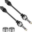 Rear CV Axle with Wheel Bearing for Polaris 2013-2018 Ranger Crew/XP 900, 2017 2018 Ranger XP 1000, 2015 Ranger 570 Full-Size, 2pcs Left/Right Half Drive Shaft Replace for 1332947