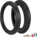 RUTU 16x2.5 Tire and Inner Tube Set, 16x2.50 Scooter Tire for Ebikes Kids Bikes, 65-305 Tires Fit for Scooter BMX Bicycles Electric Bikes