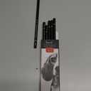 Professional Charcoal Pencils Drawing Set - 6 Pieces Soft Medium and Hard Charcoal Pencils for Drawing, Sketching, Shading (Black)