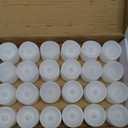 Homemory 24-Pack Flameless LED Tea Lights Candles Battery Operated, 200+Hour Fake Electric Candles TeaLights for Votive, Aniversary, Wedding Centerpiece Table Decor, Funeral, Halloween, Christmas (Bright Amber Glow  White Body)