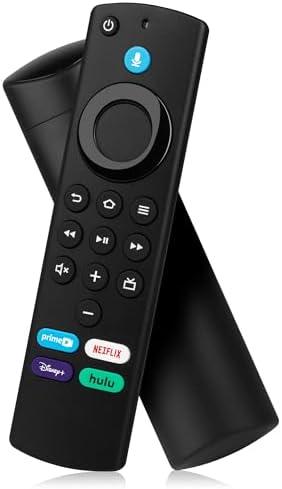 Replacement Voice Remote (2nd Gen) Fit for Fire-AMZ-Smart TVs Stick/Lite/4K/TV Cube, Smart TVs (3rd Gen), Not for Insignia-Toshiba-Pioneer Smart TV, Not for Roku, Not for Samsung