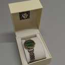 Anne Klein Women's Bracelet Watch (Two Tone/Green)