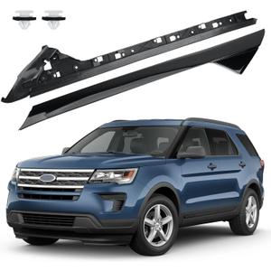 Windshield A-Pillar Molding Trim Kit Compatible with Ford Explorer 2011-2019,Front Outer & Inner Right Passenger Side,BB5Z7803144AA BB5Z-7803136-AA BB5Z7803136BA BB5Z-7803144-AA 926-451