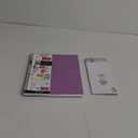 Five Star 10,5 In ×8 In Wide Ruled Notebook and Magnetic Notepad 100 Sheets 4 In×9.25 In Purple