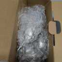 Finnhomy Caster Wheels 3 Inch Set of 4 Heavy Duty Threaded Stem Casters 5/16"-18x1-1/2 Swivel Rubber Industrial Castors Premium Wheels for Wire Shelving/Furniture/Carts Load Bearing 720 Lbs Gray