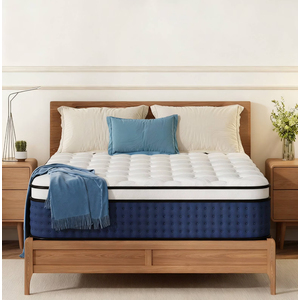 Firm King Mattress, [Enhanced] 12 Inch King Size Hybrid Mattress with Gel Memory Foam & Independent Pocket Springs, Pressure Relief, Strong Edge Support, 365Night Trial, CertiPURUS