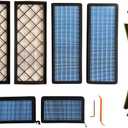 Tesla Model Y Cabin Air Filter Set, 6-Pack HEPA and Mesh Filters, 2 windshield wipers, 2020-2025 Compatible, OEM Fit