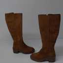 Brown Knee-High Women's Boots, 6