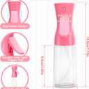 Spray Bottle For Hair,Continuous Water Mister for Hairstyling, Salons, Cleaning, Plants,Essential Oil Scents,Ultra Fine Mist Sprayer,6.8 OZ /200 ML-pink(Christmas Gifts)