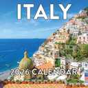 Italy Calendar 2026 Italian Gifts Monthly Wall Calender 12 Month | American Made In The USA