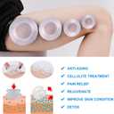 Silicone Cupping Therapy Set, Professional Studio and Home Cupping Set Massage Therapy Cups, Chinese Massage Cups for Cellulite Reduction Cupping Kit, Muscle and Joint Pain Myofascial Cupping Massager