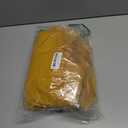 NICETOWN Semi Sheer Curtains Flax Linen Texture, Grommet Retro Window Treatment Linen Weave Vertical Drapes Privacy with Light Filter for Living Room, Citrine, 2 Panels, W52 x L84