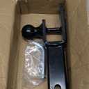 TOPTOW 3 in 1 ATV/UTV Towing Hitch Receiver 64208 Ball Mount Adapter with 1 7/8 inch Ball, Fit for 2 inch Receiver