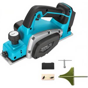 3-1/4-Inch Cordless Electric Hand Planer Compatible with Makita 18V Battery (Tool Only, Brushless Motor), Not an Official M@kita Product