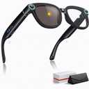 KAYZY AI Smart Glasses with Camera, 13MP Camera Sunglasses with Photochromic Lens, AI Real Time Translation & Object Recognition, Voice Control Music & Calls Bluetooth Glasses for Men Women