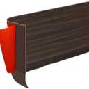 Vinyl Wall Base Baseboard Molding Trim 4" Flexible Self Adhesive Rubber Wall Base Moulding Trim Peel and Stick Design, 4 Inch x 20 Feet, Brown Wood Grain