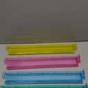 Mahjong All-in-One Tile Rack & Pusher, Clear Acrylic Mahjong Rack and Pusher Combo, Modern American Mahjong Tile Racks, Set of 4, Multi Color