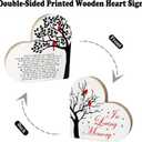 A Limb Has Fallen from The Family Tree Red Cardinal Wood Plaque Sympathy Gift for Loss of Loved One Memorial Heart Sign