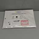 4PCS Stone Drying Tray for Bathroom Sink and Kitchen Counter, Fast Drying Diatomite Stones Soap Trays, Diatomaceous Coaster, Vanity Trays, Water Absorbing Stone Tray for Sink (White 4stripes)