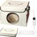 Bread Proofing Box with 86-113 Temp Control & 24H Timer, Dough Proofer with Metal Rack, Proofing Box for Sourdough, Bread Baking, Pizza, Yogurt, Kombucha, Space-Saving