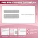 1099 NEC Forms 2025,1099 NEC Forms 2025 with Envelopes,Vendor Kit of 50 Laser Forms,1099 NEC Tax Forms,4 Part Tax Forms Kit,50 Self Seal Envelopes with 3 1096 Included