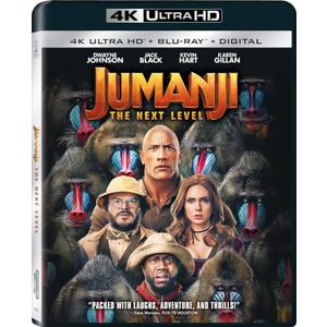 Jumanji: The Next Level [4K Ultra HD + Blu-ray + Digital] [4K UHD], Format: Blu-ray