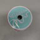 RG Ribbon 1.5""x10yd Pink and White Print Baby Girl Wired Edge Ribbon
