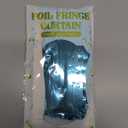 2 Pack Backdrop Curtains, 3.28 Feet x 7.05 Feet Sky Blue Tinsel Backdrop, Metallic Fringe Curtains Foil Tinsel Party Streamer, Winter Backdrop Happy Birthday Party Supplies