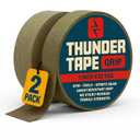 Thunder Tape Tactical Grip Tape 2 Roll Pack ODG (Green) Gun Grip Tape for Rifle, Firearm, Knife Handle, Magazine, Tool, Bow, Camping Gear 1 x 66 Ft Non-Reflective, Weather-Resistant