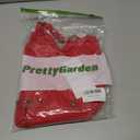 PRETTYGARDEN Women's Summer Spaghetti Strap Tank Tops Sleeveless Camisole Blouses Asymmetrical Going Out Basic Tank Shirt (Red, XL)