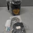 Milk Frother and Steamer 4 in 1, Milk Steamer with Auto Temperature Control, Warm & Cold Foam Maker, Hot Chocolate Maker, Frother for Coffee, Latte, Cappuccino, Black