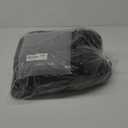 YnM Chunky Throw Blanket, Medium-Weight, Hand Knitted, Skin Friendly, Ventilated and Breathable, Machine Washable, Home Dcor Piece for Couch, Sofa and Bed (Black, 40x50 Inch)