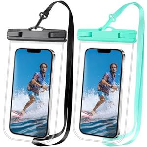 MR.LUYU Waterproof Phone Pouch for Cruise Essentials 2025, Beach Vacation Essentials Cruise Ship Travel Must Haves, Dry Bag Case for iPhone 16 15 14 13 12 11 Plus Pro Max Galaxy Pixel - 2 Pack Clear