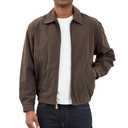 London Fog Men's Auburn Zip-Front Golf Jacket (Regular & Big-Tall Sizes), Dark Brown, 3XT