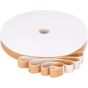 Khaki Velvet Ribbon 1'' 50 Yards Velvet Fabric Vintage Ribbon for Christmas Tree, Gift Wrapping, Flower Bouquet, Wreath Decorations, Bow Making (Khaki, 1"-50 Yard)