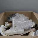 6 in 1 High Chair for Babies & Toddlers, Convertible Wooden Baby Highchair, Table and Chair Set, Baby Feeding Chair, 5-Point Adjustable Harness/4-Position Removable Tray& PU Seat Cushion(Beige)