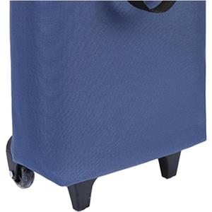 Small Collapsible Shopping Cart,Shopping Cart with Wheels,Folding (Blue5)