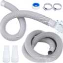 1-1/2" Swimming Pool Pump Hose Kit 6 Feet+3 Feet Sand Fliter Pump Replacement Accessories Full Hose Set Easy to Install for Above Ground Pools