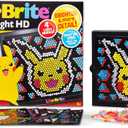 Lite Brite Super Bright HD, Pokemon Edition - Creative Retro Light-Up Screen Educational Play for Children, Enhances Creativity, Gift for Boys and Girls Ages 6+