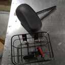 Electric Scooter with Seat, 300W Motor, 15.53MPH Top Speed, 20 Miles Range, Adults E-Scooter with Large Storage Basket for Pets Dogs and Items C1S-PLG