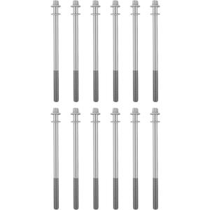 ES72212 Engine Cylinder Head Bolts Kit 12 Pcs Compatible with Subaru Saab Vehicle 1990-2012 Legacy 1993-2011 Impreza 1999-2010 Forester 2000-2012 Outback 2003-2006 Baja 2005-2006 9-2X