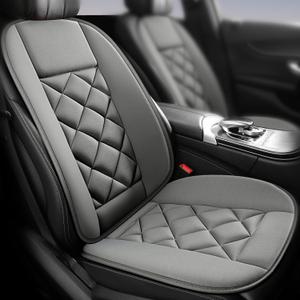 Chezope Car Seat Cushion with Back Support Pillow, Car Seat Cushion for Long Driving, Breathable Car Seat Protector, 1.2'' Thick Memory Foam Design for Pain Relief, Seat Pad for Car SUV Truck (Grey)