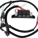 674-00923 Dual Speed Electric Fan Control Wiring Harness Kit Compatible with Silverado Avalanche Suburban Tahoe Sierra Yukon Stand Alone Electric Fan Harness