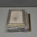 5x7 Picture Frame with Real Glass, 4 set Ornate Vintage Picture Frames for Wall or Tabletop Display, Gold 5 x 7 Frame for Wall home best gift