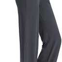 Sarin Mathews Womens Yoga Sweatpants Wide Leg Lounge Pajamas Pants Comfy Drawstring Workout Joggers Pants with Pockets Darkgrey L