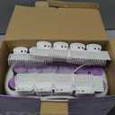 Conair Hot Rollers for Long, Medium & Short Hair, 12 Ceramic Flocked 1-Inch and 1-Inch Heated Hair Rollers with Clips, Hot Curlers for Women, Volume & Curls
