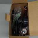 6 Pack Solar Light Outdoor Garden Patio Pathway Landscape Lights Yard Driveway Lawn Walkway Decoration Star Moon Solar Lantern Waterproof Outside Path Hanging Sidewalk Courtyard Black