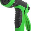 Garden Hose Sprayer Nozzle, Water Hose Nozzle Sprayer 10 Adjustable Spray Patterns, Garden Tools High Pressure Water Gun for Plant Watering, Lawns, Tree Watering, Washing Cars and Pets Cleaning