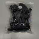 Waterproof Dog Boots for Small/Medium Dogs -Dog Paw Protectors Dog Suspender Boots Anti-Slip Pet Shoes for Outdoor Walking, Reflective Stay-On,Dirt-Proof Comfortable Booties (Black, Medium)