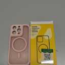 Thomo Magnetic for iPhone 16 Pro Case, [Full Camera Protection] [Compatible with Magsafe] Military-Grade Shockproof, Anti-Fingerprint Translucent Matte Phone Case,Pink